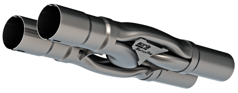 Borla SwitchFire Hydroformed X-Pipe BOR60745, 2.5-Inch Inlets and Outlets