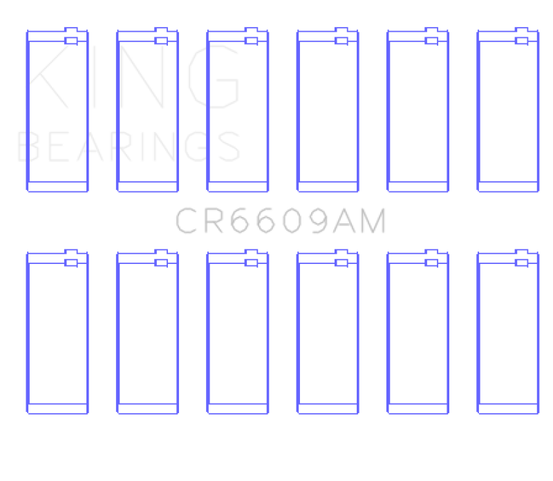 King Engine Bearings CR6609AM BMW M30/M32/B35 Performance Rod Bearing Set