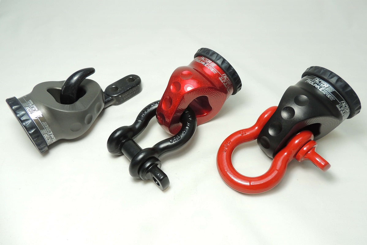 Factor 55 - 00310-04 - Winch Shackle - ProLink E Expert Shackle Mount Assembly Black