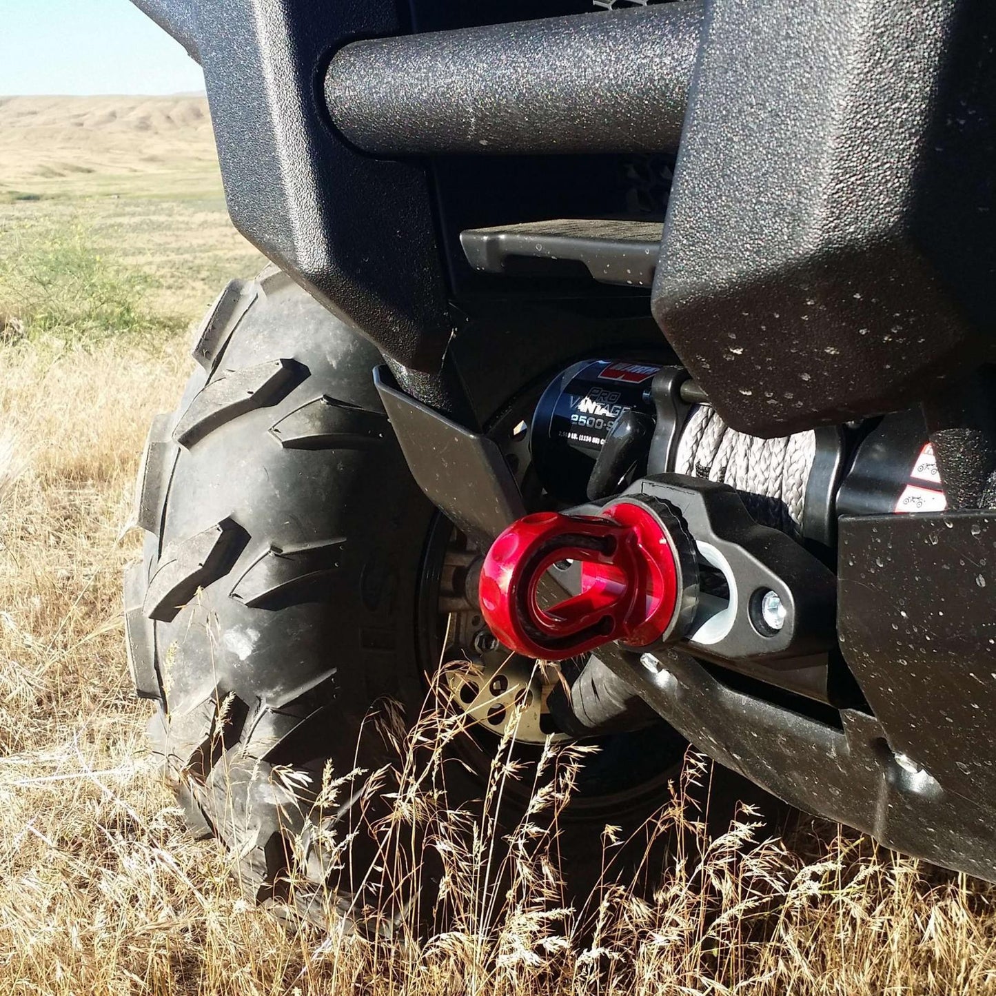 Factor 55 - 00355-01 - Winch Safety Thimble - Splicer XTV Splice On Winch Thimble for UTV/ATV Red