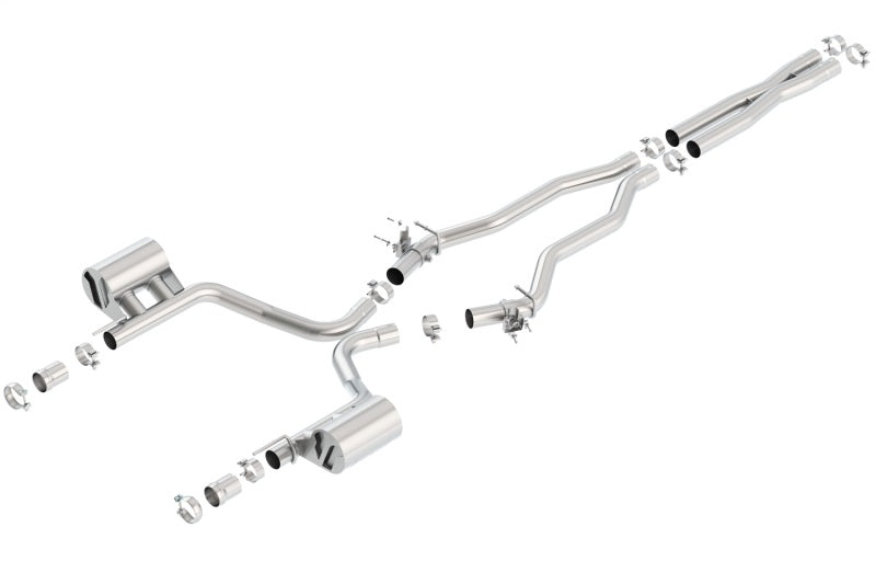 Borla 140672 ATAK Cat-Back Exhaust with Active Valves for Chrysler 300C and Dodge Charger 6.4L V8