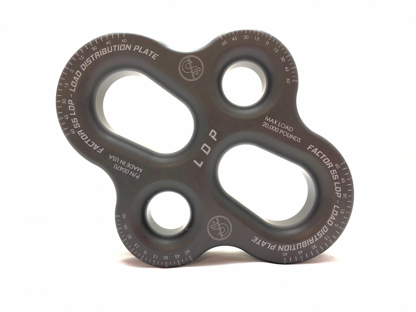 Factor 55 - 00470-06 - Winch Fairlead - Load Distribution Plate-Gray