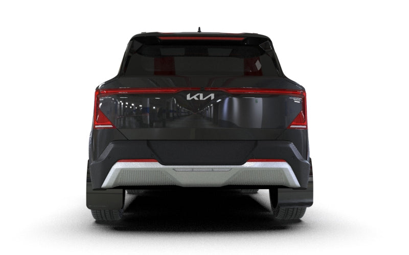 Rally Armor UR Series Mud Flaps for 2027 Kia EV5, Black with Metallic Black Logo