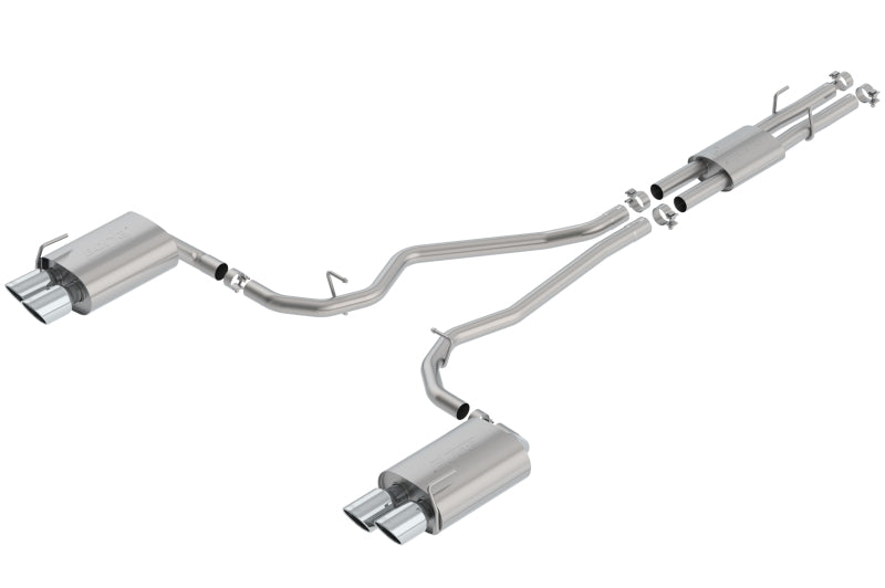 Borla 140821 ATAK Cat-Back Exhaust System with Chrome Tips for 2020-2026 Ford Explorer ST and Lincoln Aviator 3.0L V6 EcoBoost