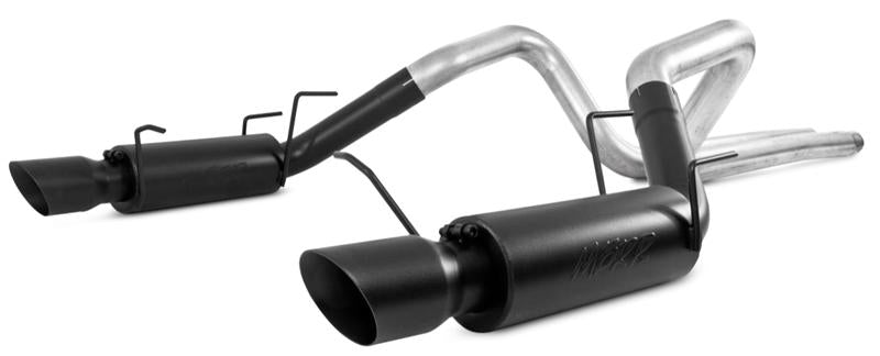 MBRP S7264BLK Armor BLK Cat-Back Exhaust System for 2011-2014 Ford Mustang GT 5.0L