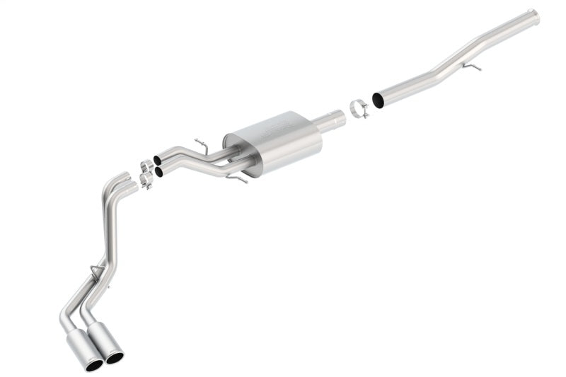 Borla 140576 S-Type Cat-Back Exhaust System for 2014–2018 Chevrolet Silverado 1500 and GMC Sierra 1500 6.2L V8