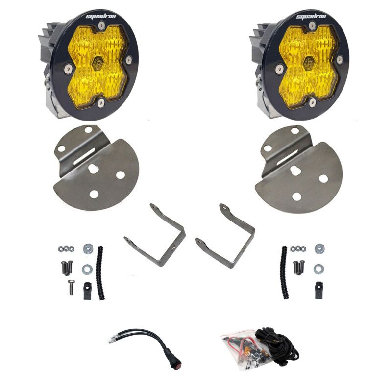 Baja Designs Squadron 2.0 Sport FPK Amber for GMC and Chevy Trucks (2015-2019)