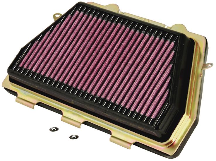 K&N Engineering HA-1008 High-Flow Replacement Air Filter for 2008-2013 Honda CBR1000RR