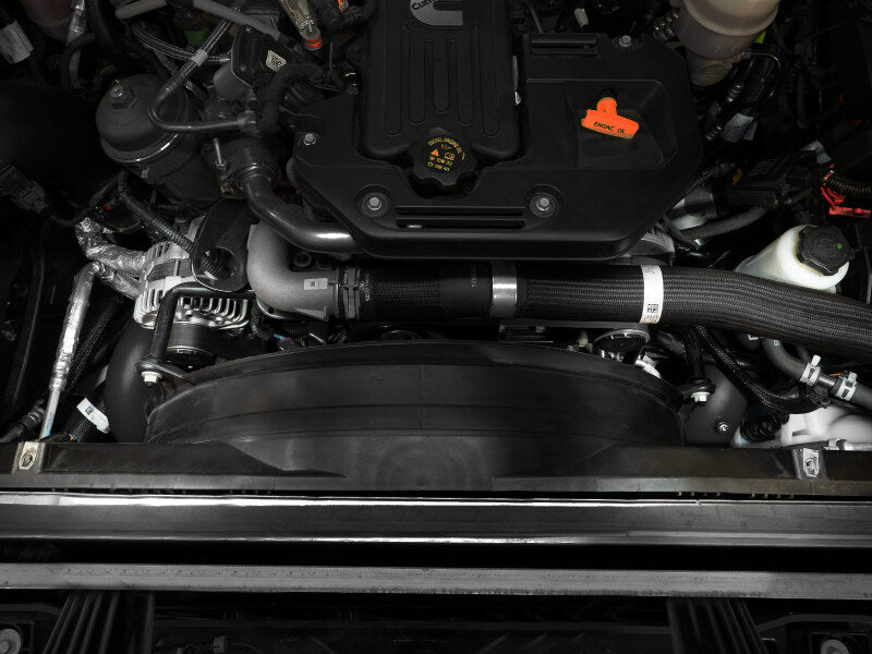 aFe BladeRunner Aluminum Hot and Cold Charge Pipe Kit, Black, Part Number 46-20814-B, for 2025-2026 Ram 2500 and 3500 6.7L Diesel