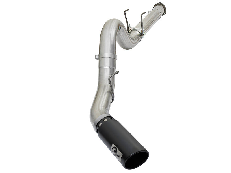 aFe ATLAS 5-Inch DPF-Back Aluminized Steel Exhaust System with Black Tip, Part Number 49-03090-B