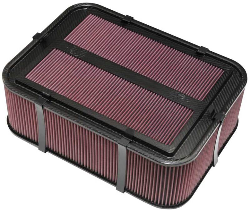 K&N Engineering 100-8567 Custom Racing Assembly Carbon Fiber Air Box - Large