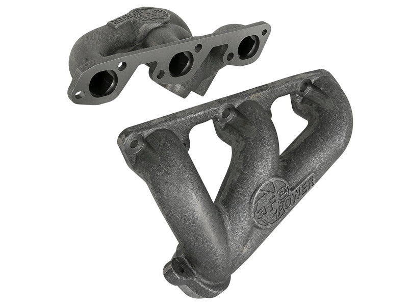 aFe BladeRunner Ported Ductile Iron Exhaust Manifold for 2007-2011 Jeep Wrangler JK 3.8L V6, Part Number 46-40114