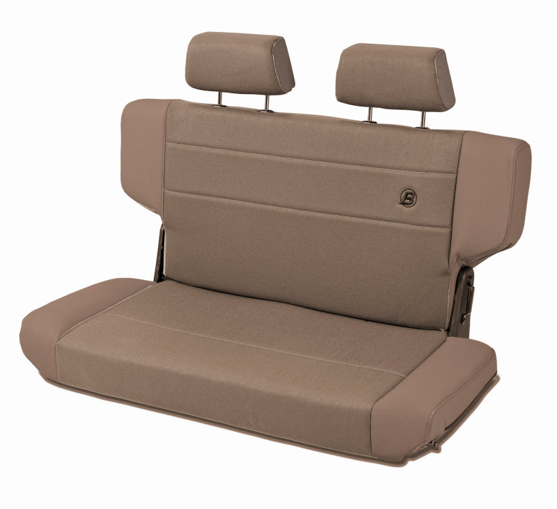Bestop Trailmax II Fold-N-Tumble Rear Seat for Jeep Wrangler TJ 1997-2006, Spice Fabric Insert