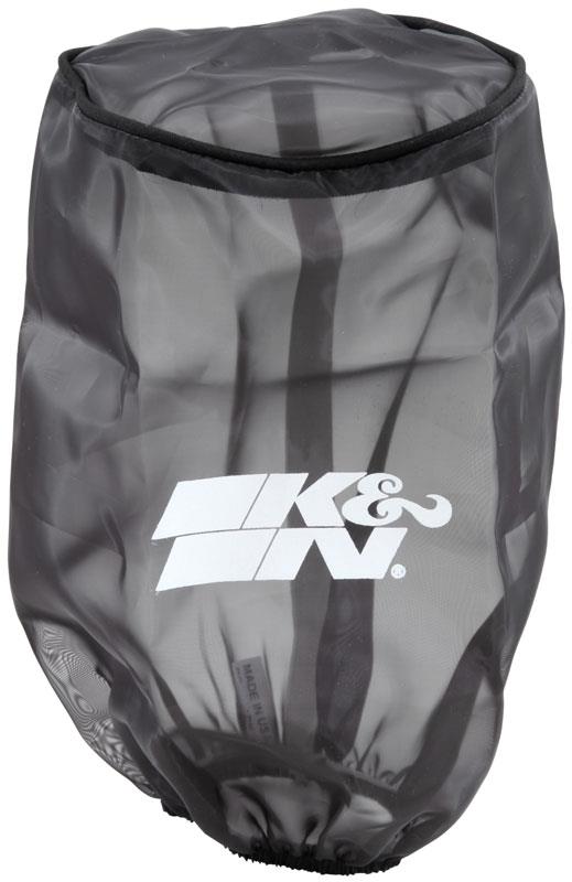 K&N Engineering RE-0810PK PreCharger Universal Round Tapered Air Filter Wrap, Black