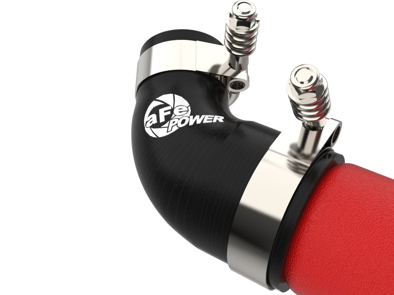 aFe BladeRunner 3-Inch Aluminum Hot Charge Pipe Red, Part Number 46-20508-R