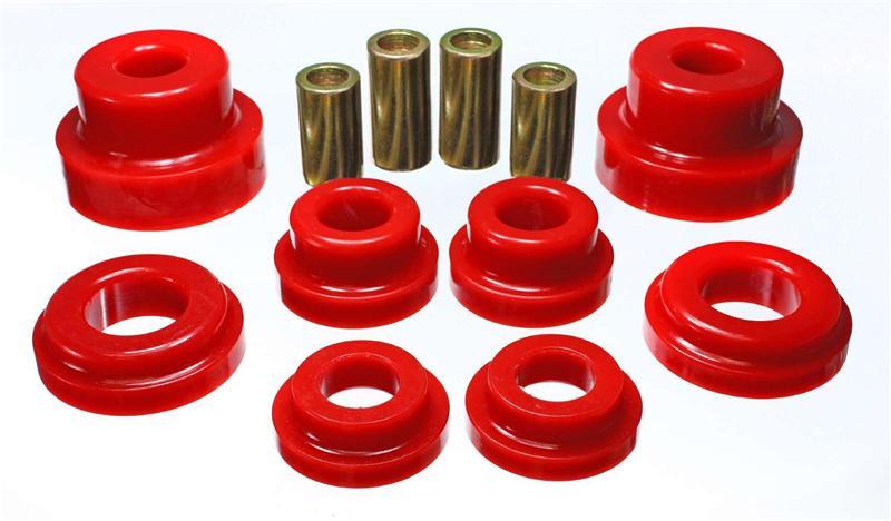 Energy Suspension eng7.1117R - 95-98 Nissan 240SX (S14) Red Rear Subframe Insert Set