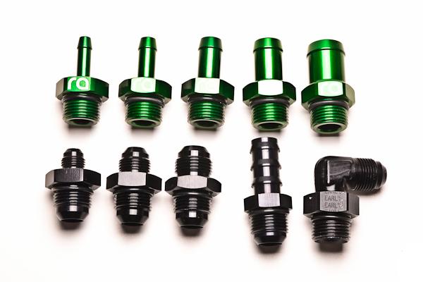 Radium Engineering 14-0205 -6AN 180-Degree Push-Lok Hose End