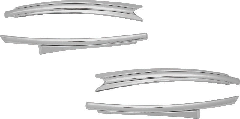 Kuryakyn 5670 Saddlebag Top Trim for Indian Motorcycles, Chrome