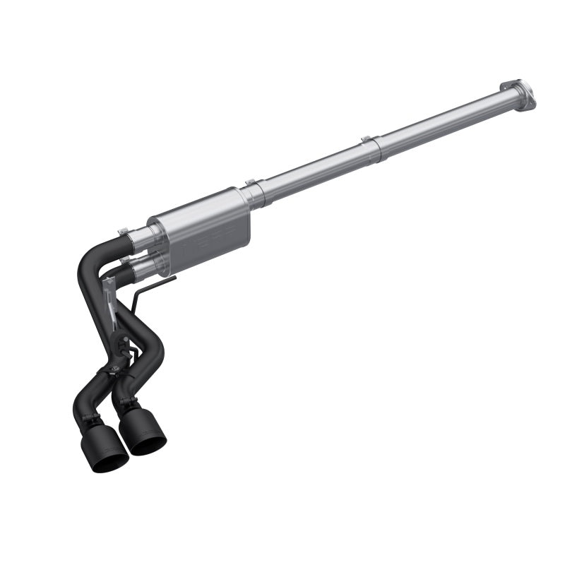 MBRP S5217BLK Armor BLK Cat-Back Exhaust System for 2021-2022 Ford F-150