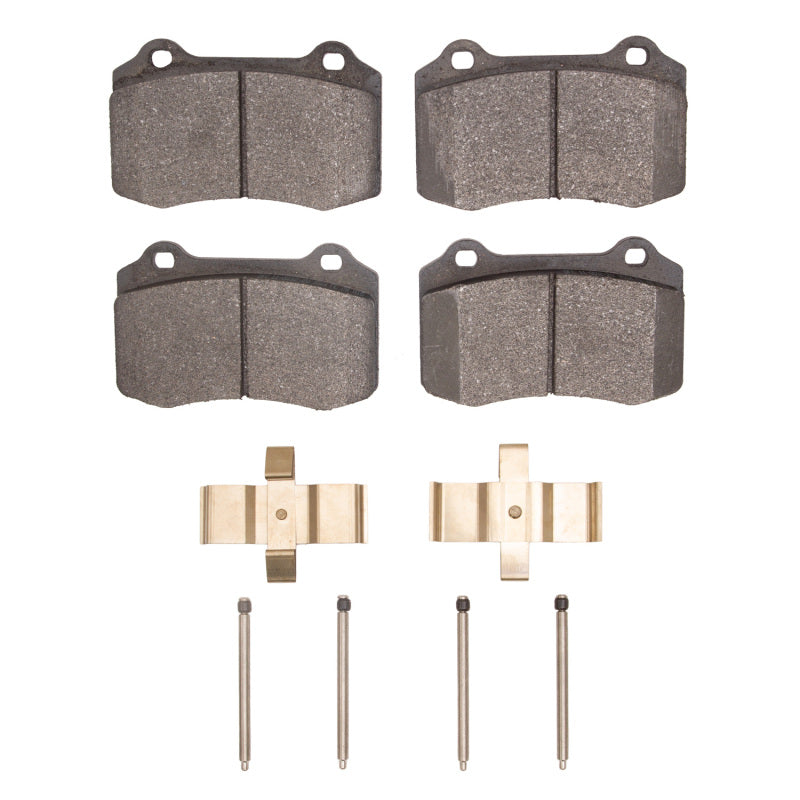 R1 Concepts RNC2115-0592-01 Performance Sport Front Brake Pads and Hardware Kit for 1992-2002 Dodge Viper