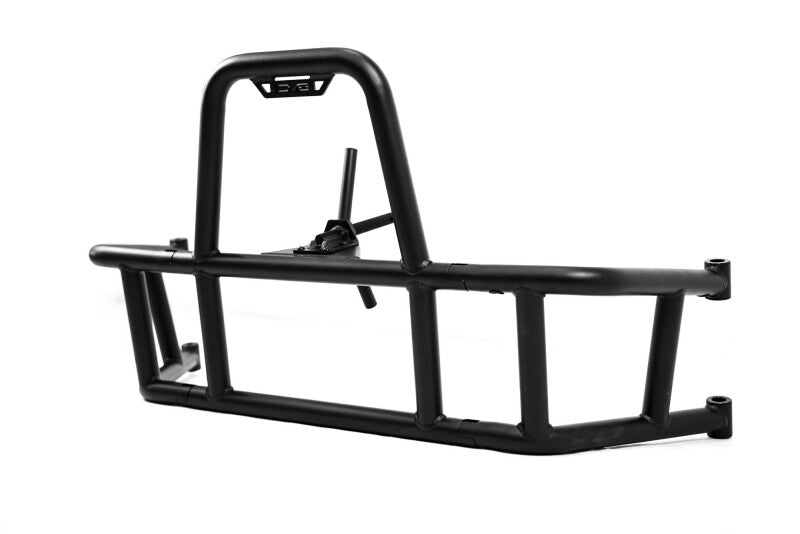 DV8 Offroad Body Mounted Tire Carrier for 2018–2025 Jeep Wrangler JL, Part Number dveTCJL-14