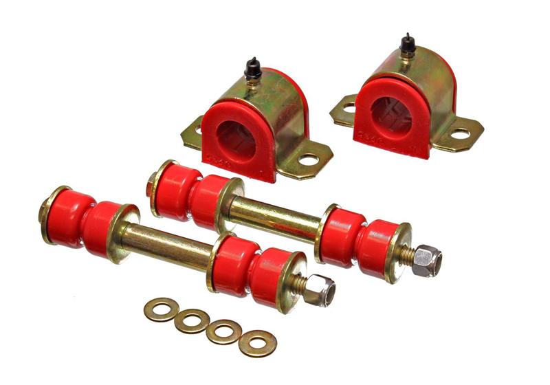Energy Suspension eng8.5123R - 1995-2000 Toyota Pickup/Tacoma Red 25mm Front Sway Bar Bushing Set