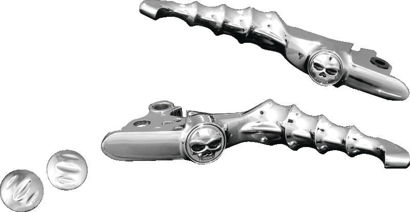 Kuryakyn Zombie Cable Levers Chrome for 2008–2013 Harley-Davidson Touring Models - Part KUR1058