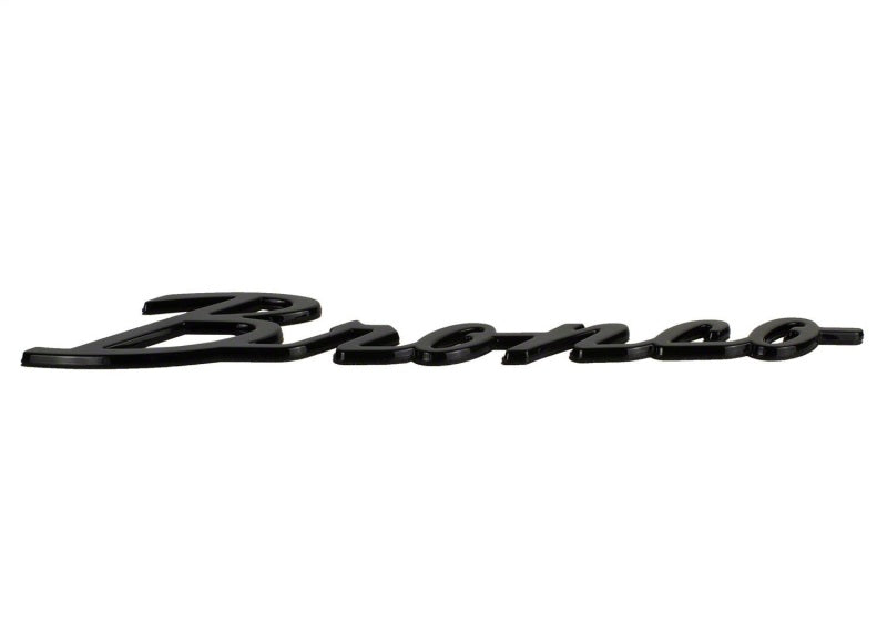 Ford Racing frpM-1447-BSGS Gloss Black Bronco Script Fender Badge Kit