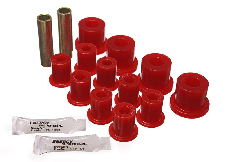 Energy Suspension eng2.2103R CJ Rear Spring Bushing Set - Red