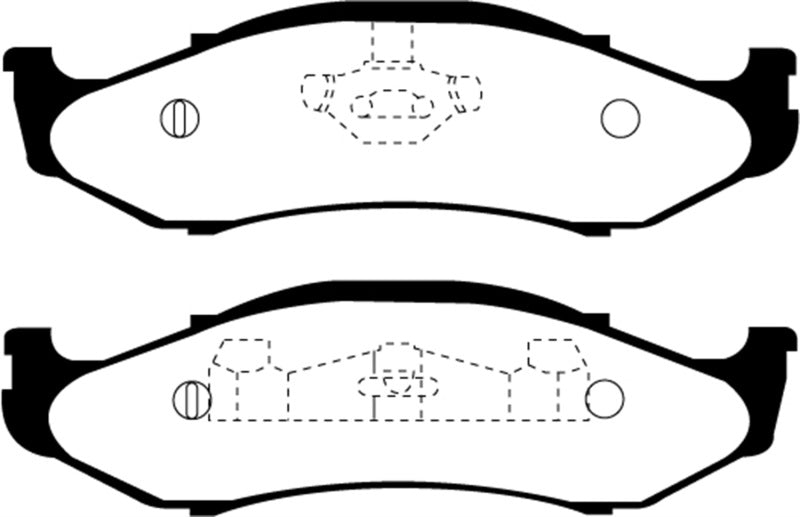 EBC Greenstuff Brake Pad Sets