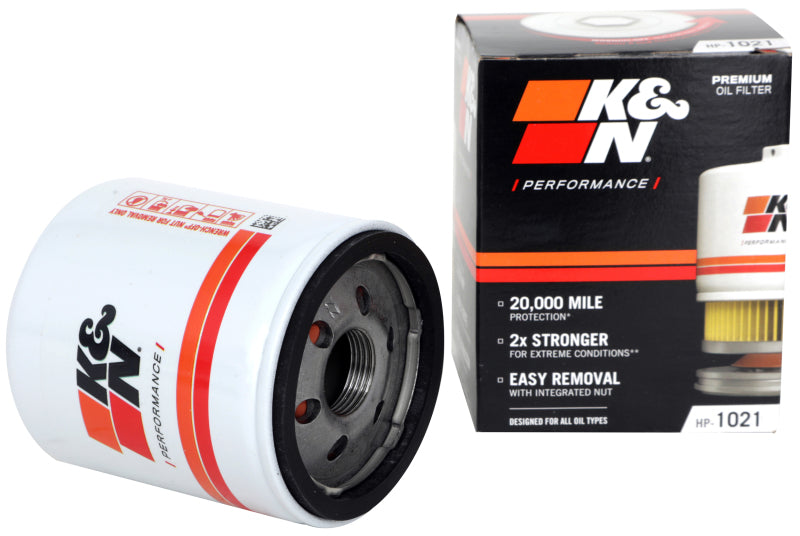 K&N Engineering HP-1021 Premium Wrench-Off Oil Filter