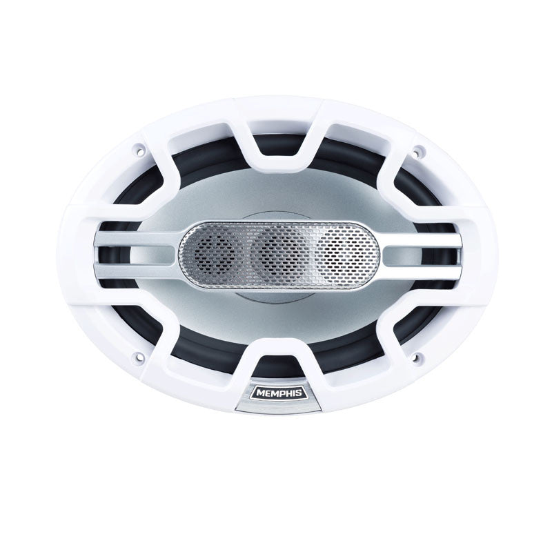 Memphis - MM694 - MARINE 6x9" 2-WAY SPKR B&W GRILLES WITH RGB LED