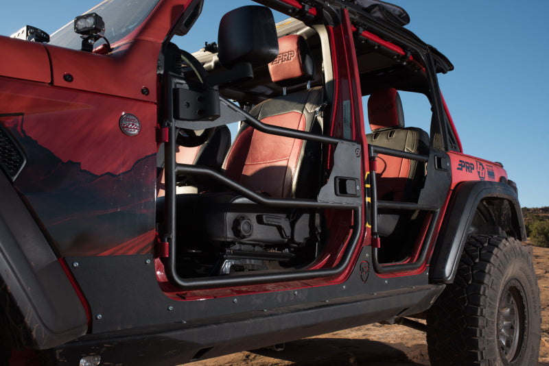 Bestop 20-26 Jeep Gladiator & 18-26 Wrangler JL Element Front Doors in Matte Black