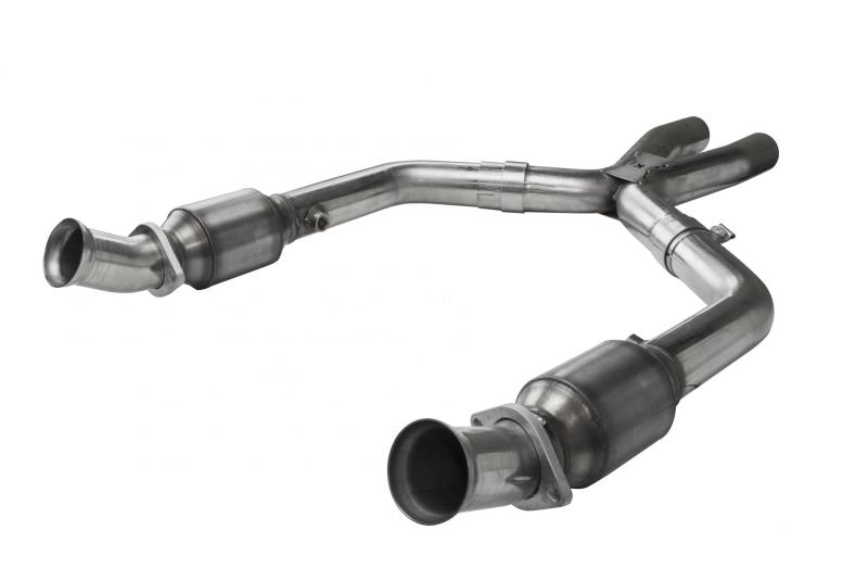 Kooks 05-10 Ford Mustang GT Shelby GT Bullitt Header and Green Catted Connection Kit-2-1/2in X-Pipe
