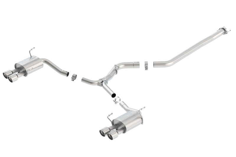 Borla 140418 ATAK Cat-Back Exhaust System for 2011-2014 Subaru Impreza WRX and WRX STI Sedan