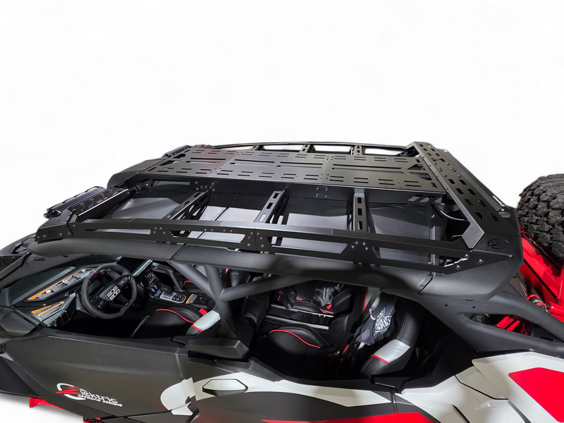 Elektric Off Road 2024+ Can-Am Maverick R Max Roof Rack with Integrated Lighting and Multiple Mounting Points
