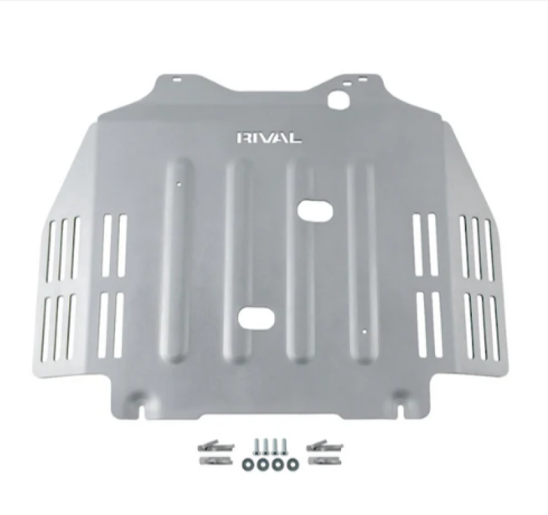 Rival 2021-2025 Toyota Tundra  Aluminum Transmission Catalytic Converter Skid Plate
