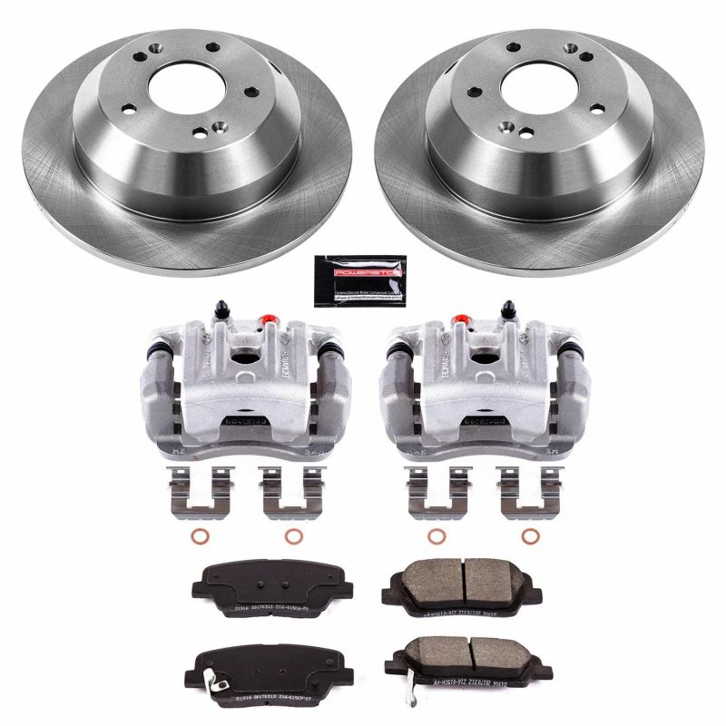 Power Stop 10-12 Hyundai Santa Fe Autospecialty Kit w/ Calipers - Rear