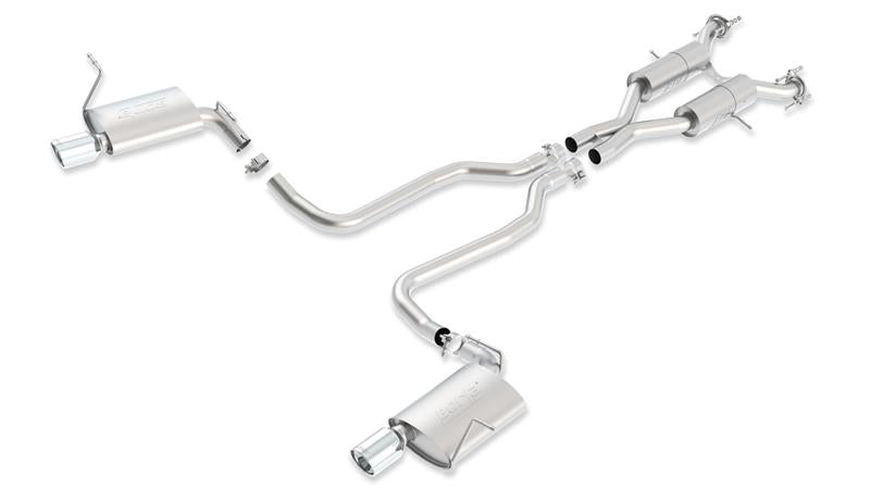 Borla 140406 Touring Cat-Back Exhaust System for 2011-2021 Jeep Grand Cherokee 5.7L V8
