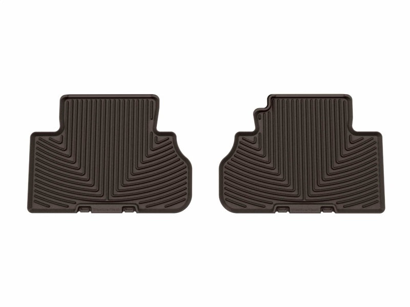 WeatherTech Part WETW686CO All-Weather Floor Coasters - Cocoa, Fits 2018-2019 Audi Q5 & SQ5