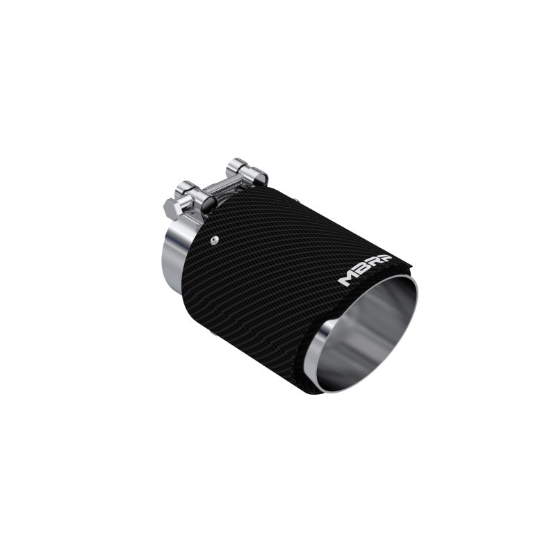 MBRP T5188CF Universal Carbon Fiber Exhaust Tip, 3-Inch Inlet, 4-Inch Outlet