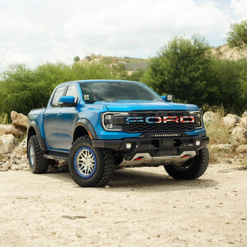 Rival 4x4 RLL2D.1813.1.US Ford Ranger Raptor Front Aluminum Bumper with Winch Mount and Recovery Points