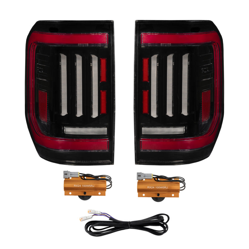 Form Lighting 22-24 Ford Maverick LED Tail Lights with Sequential Turn Signals and Smoked Lenses