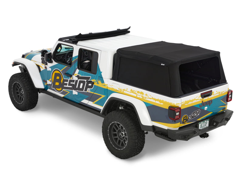 Bestop Supertop for Truck 2 - 2020-2026 Jeep Gladiator 5 ft Bed Black Diamond