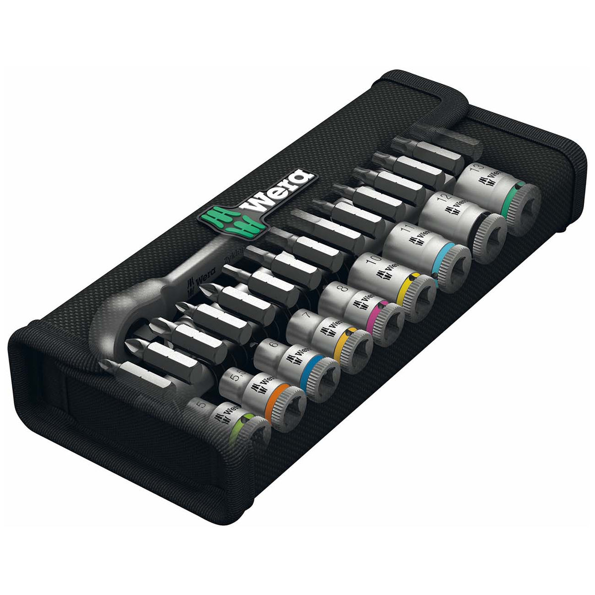 Wera 05004018001 1/4-Inch Drive Switch Ratchet Metric Socket Set, 28-Piece