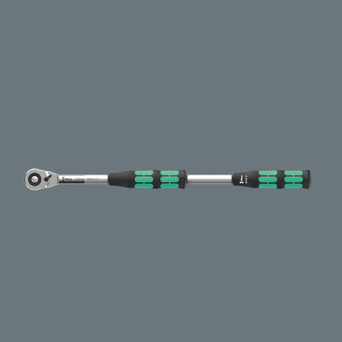 Wera 05004095001 1/2-Inch Drive Hybrid Switch Ratchet with Extension