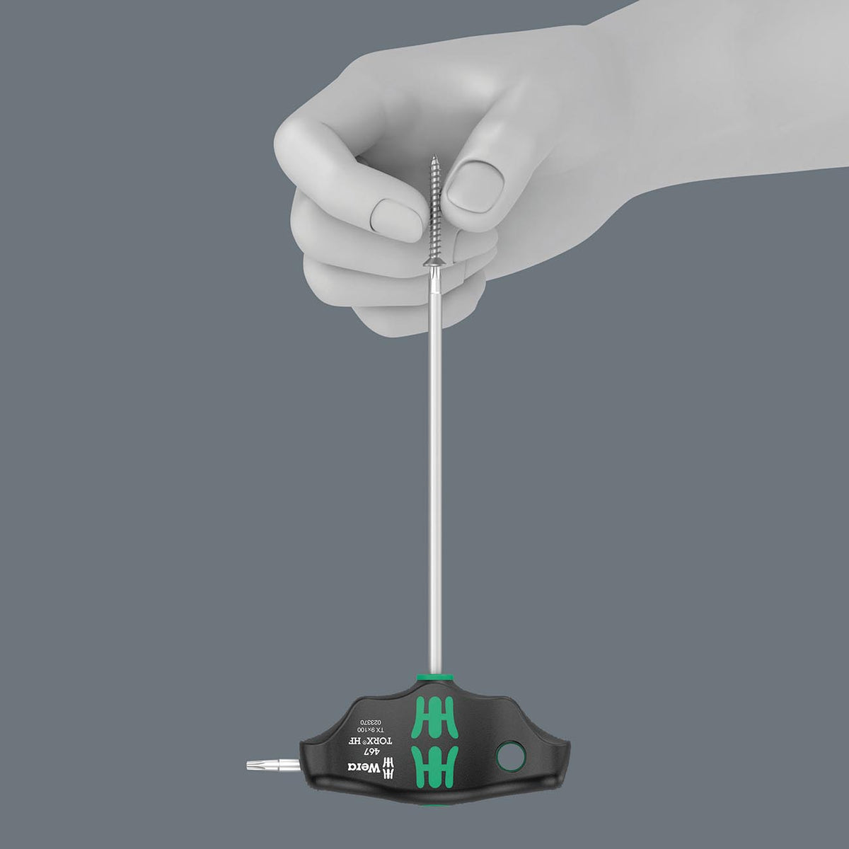 Wera Metric T-Handle Hex-Plus and TORX Driver Set with Rack, 10-Piece