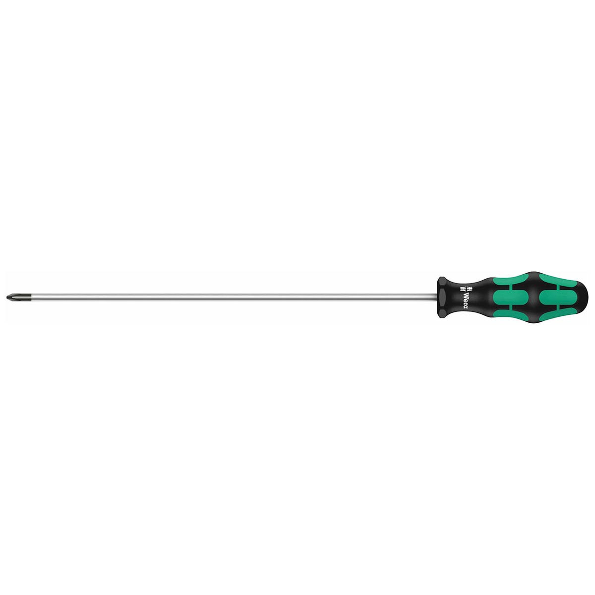 Wera Phillips PH2 Long Screwdriver, 12 in. Shaft, Part Number 05008730001