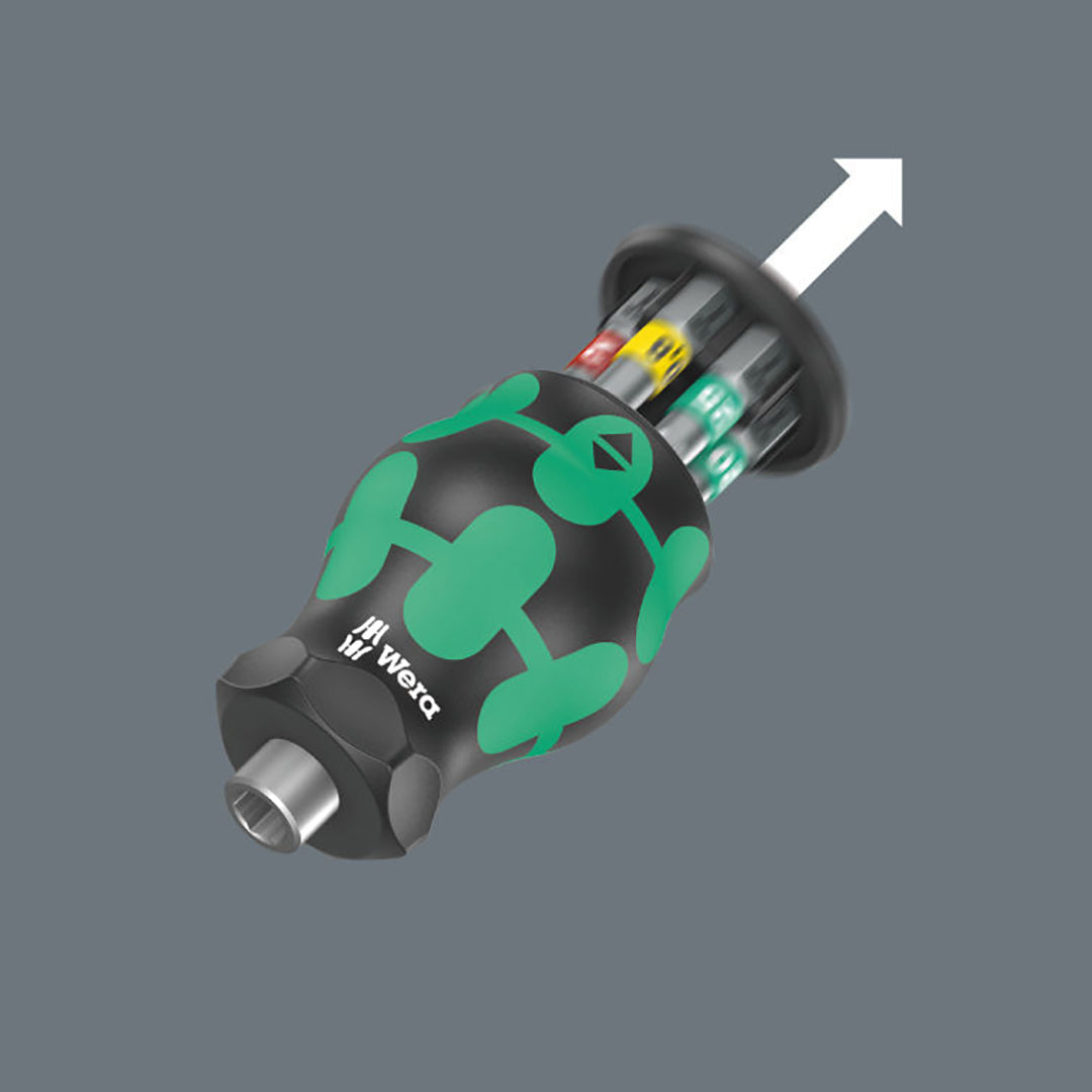 Wera Bitholding Stubby Screwdriver with 6 Bits