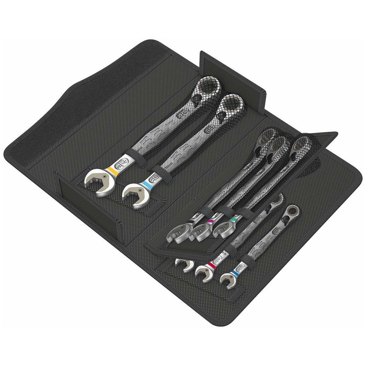 Wera 05020093001 SAE Ratcheting Combination Wrench Set, 8-Piece